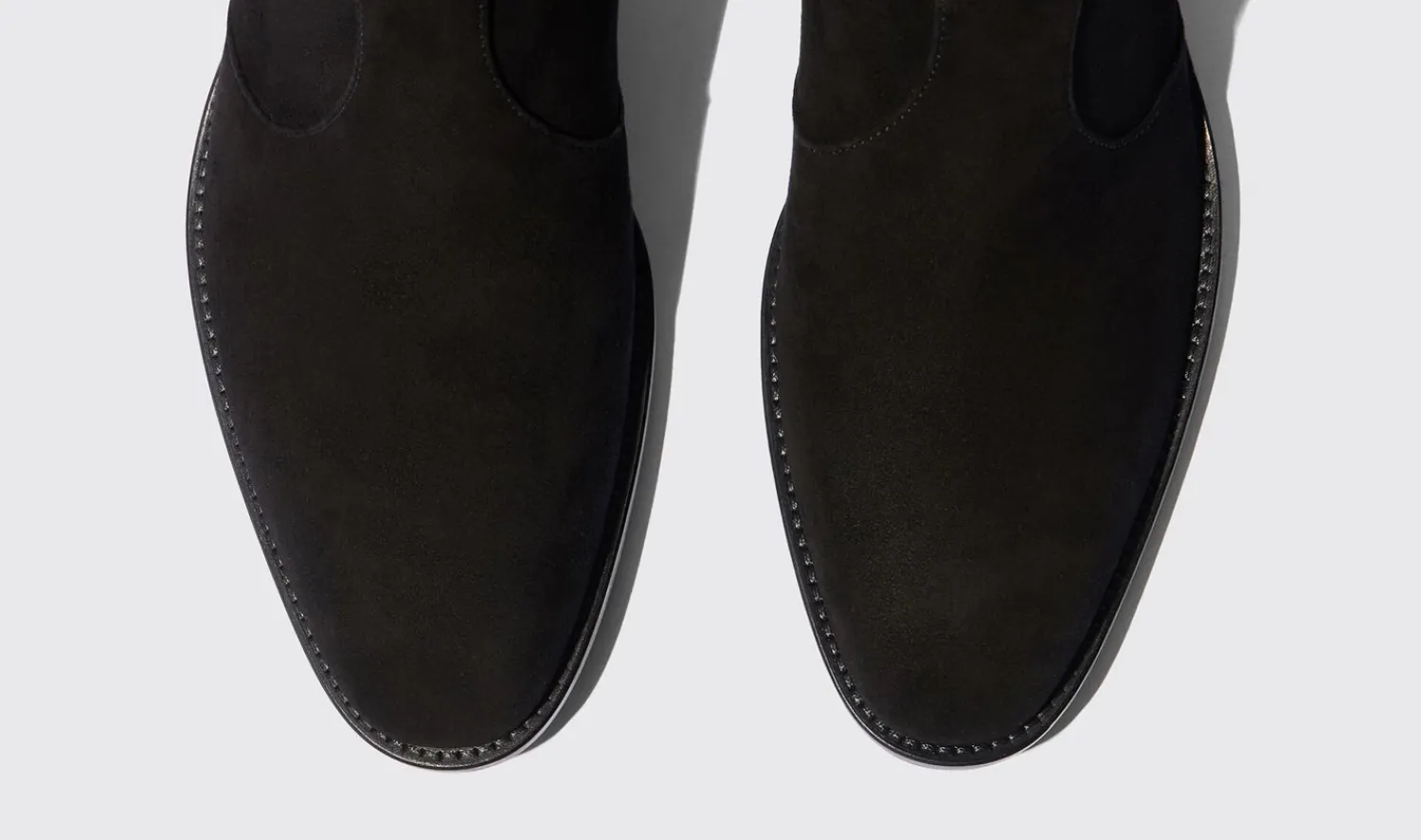Store Scarosso Warren Black Suede Black - Suede