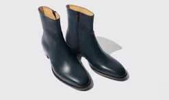 Cheap Scarosso Warren Blue Blue - Calf