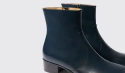 Cheap Scarosso Warren Blue Blue - Calf