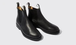 Discount Scarosso William Iii Black Black - Calf