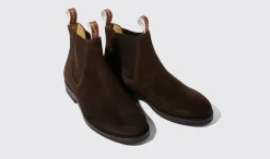Discount Scarosso William Iii Brown Suede Brown - Suede