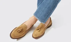 Shop Scarosso William Tan Suede Beige - Suede