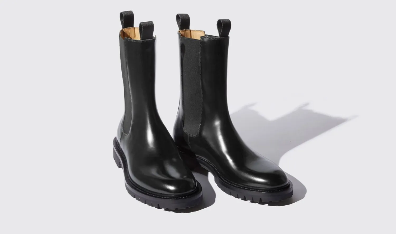 Fashion Scarosso Wooster Black Black - Brushed Calf