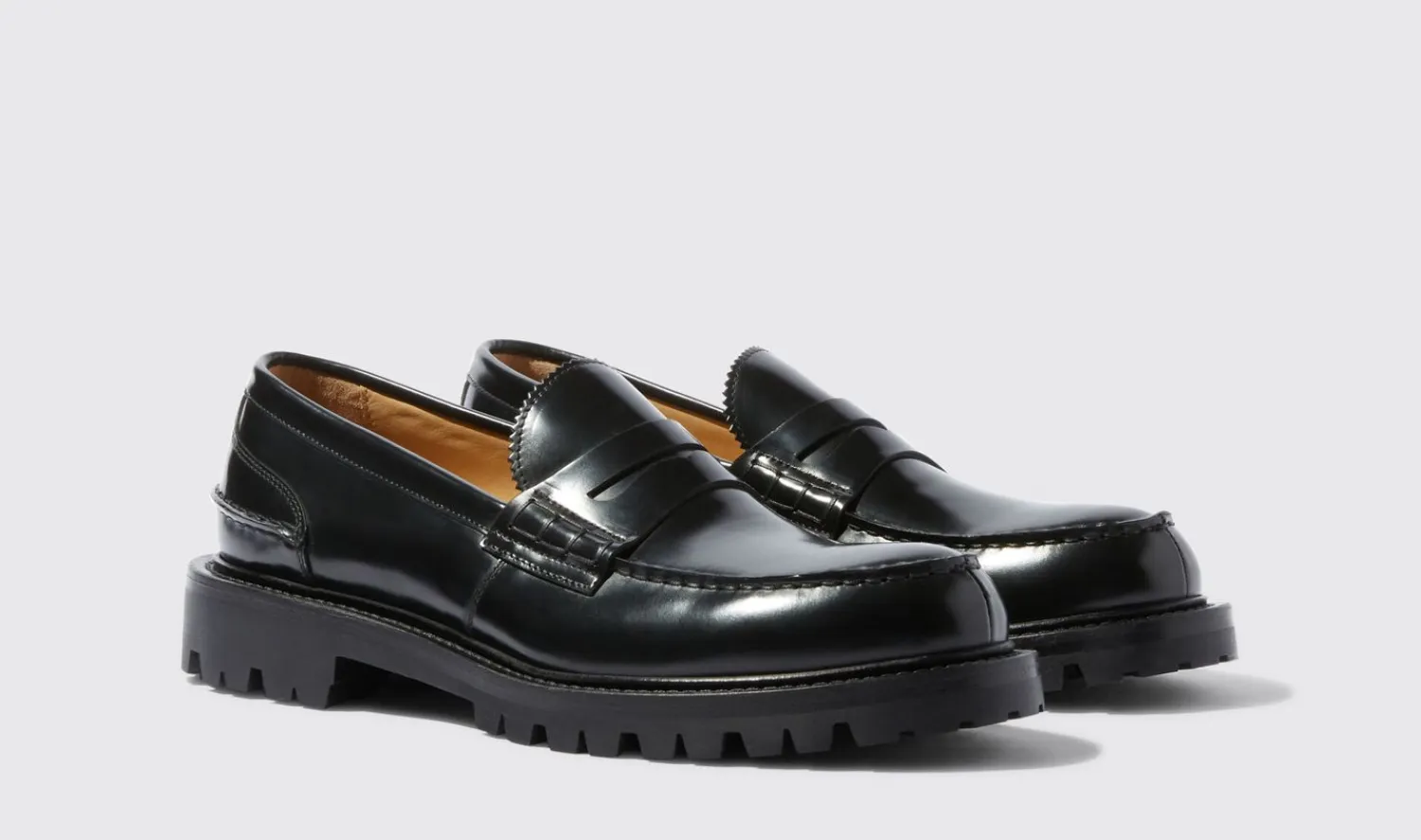 Store Scarosso Wooster Ii Black Black - Brushed Calf
