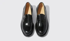 Store Scarosso Wooster Ii Black Black - Brushed Calf