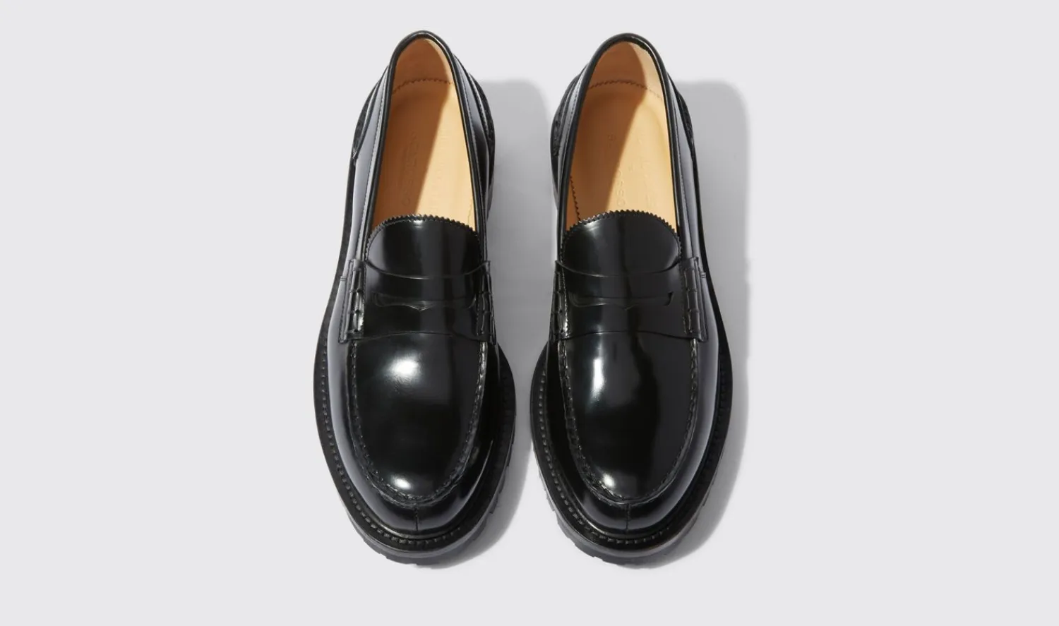 Store Scarosso Wooster Ii Black Black - Brushed Calf
